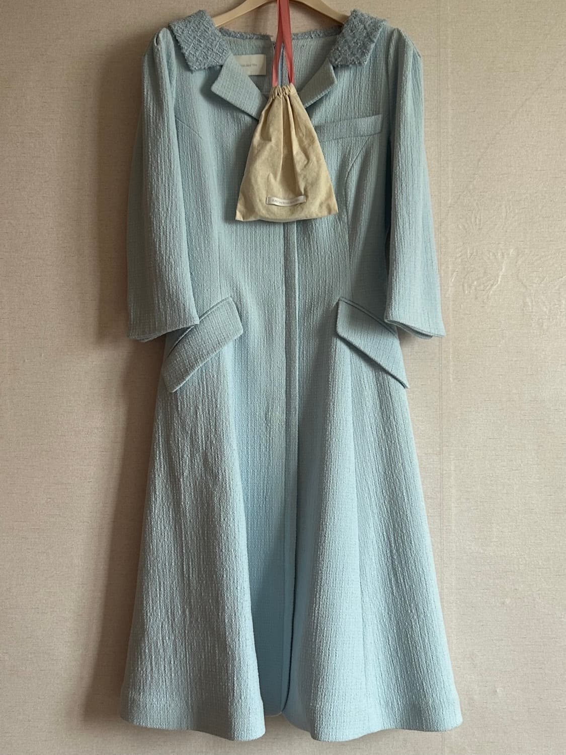 브라이드앤유 다이애나 원피스 페일 블루 [김나영 착용] 상품이미지6