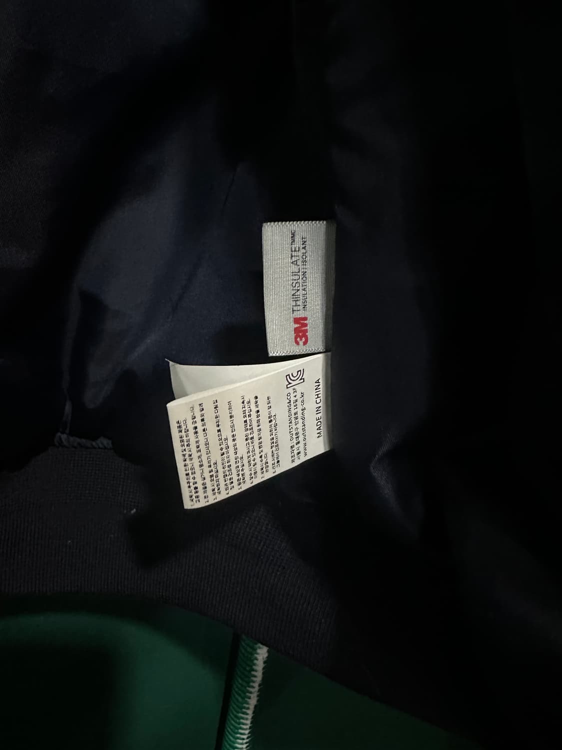 아웃스탠딩 3M ma-1 네이비 100-105 상품이미지5