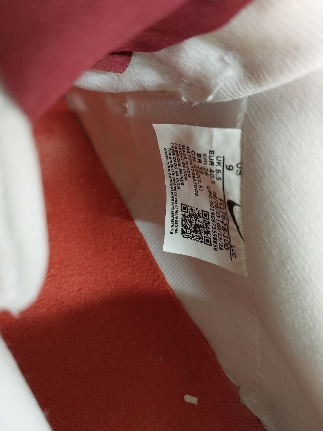 남녀공용 나이키 코트 비전 로우 운동화 (260) 상품이미지9