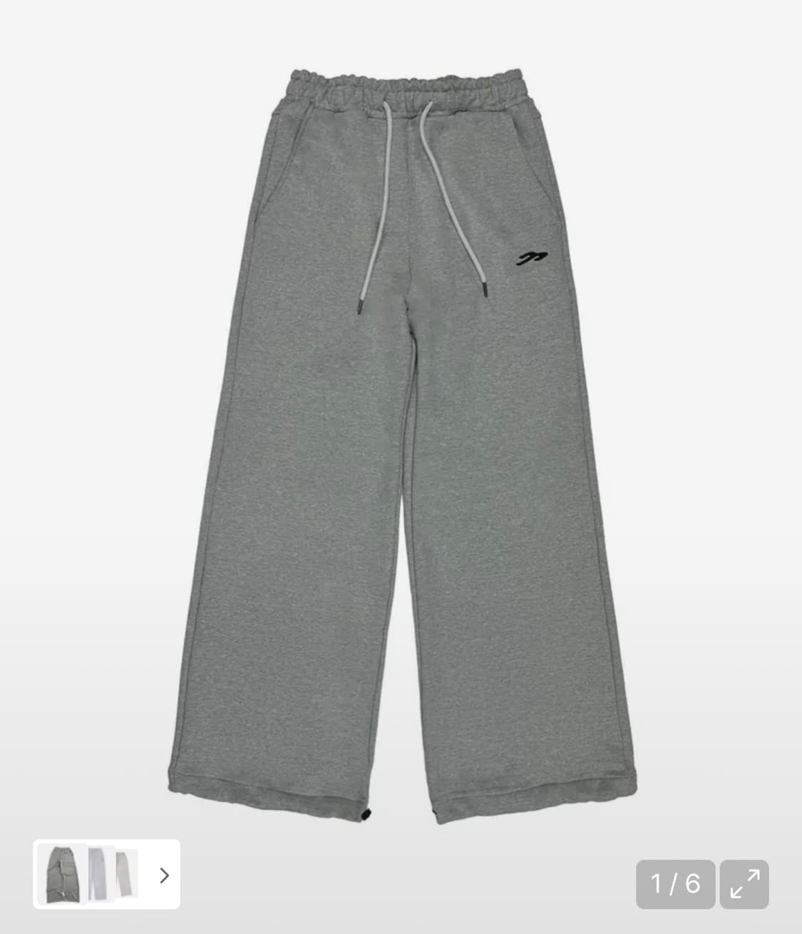 탄산마그네슘 스터드 스웻 팬츠 그레이 구해요! 상품이미지1