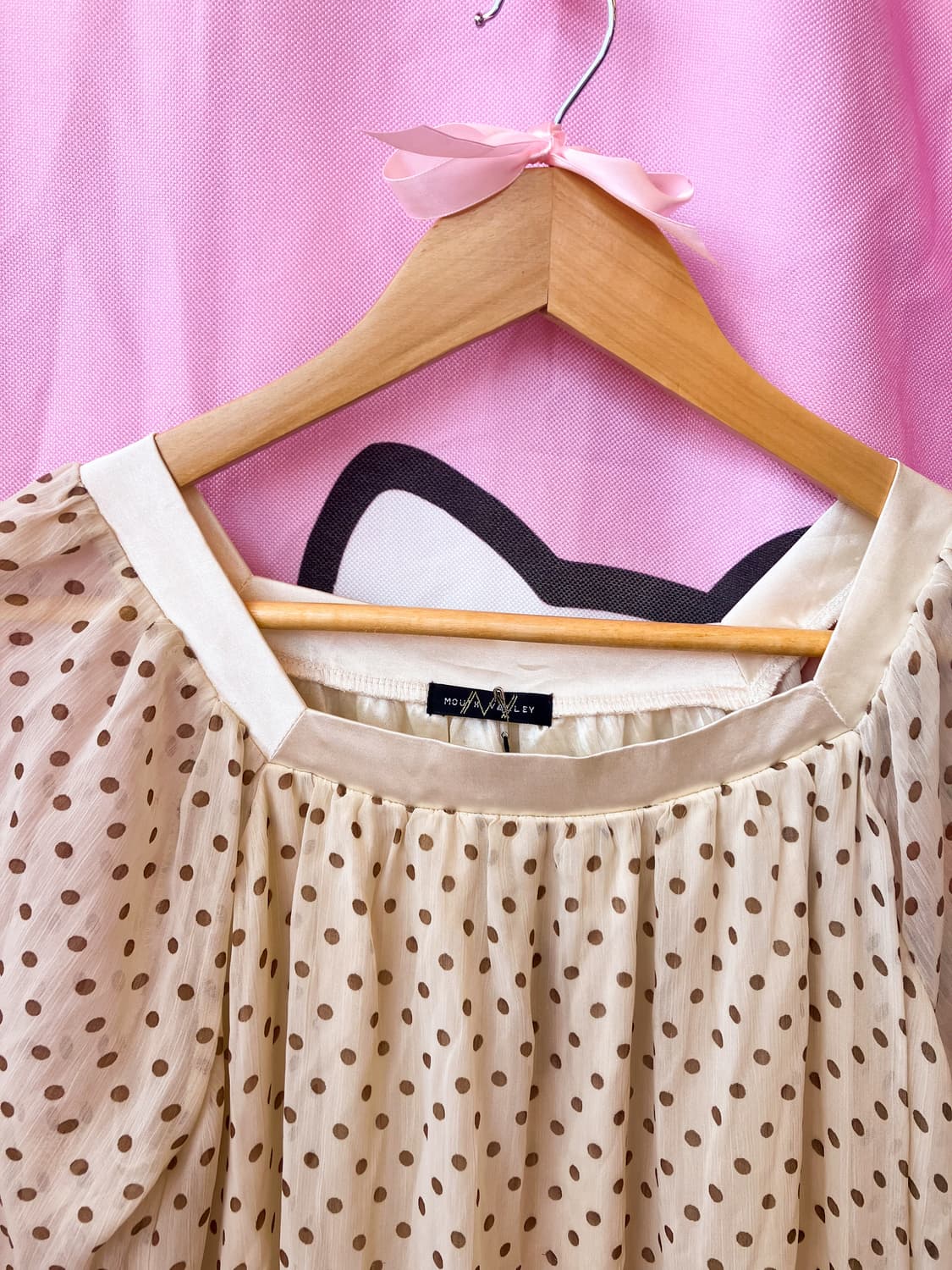 jpn 바닐라 도트 미니 원피스 상품이미지3