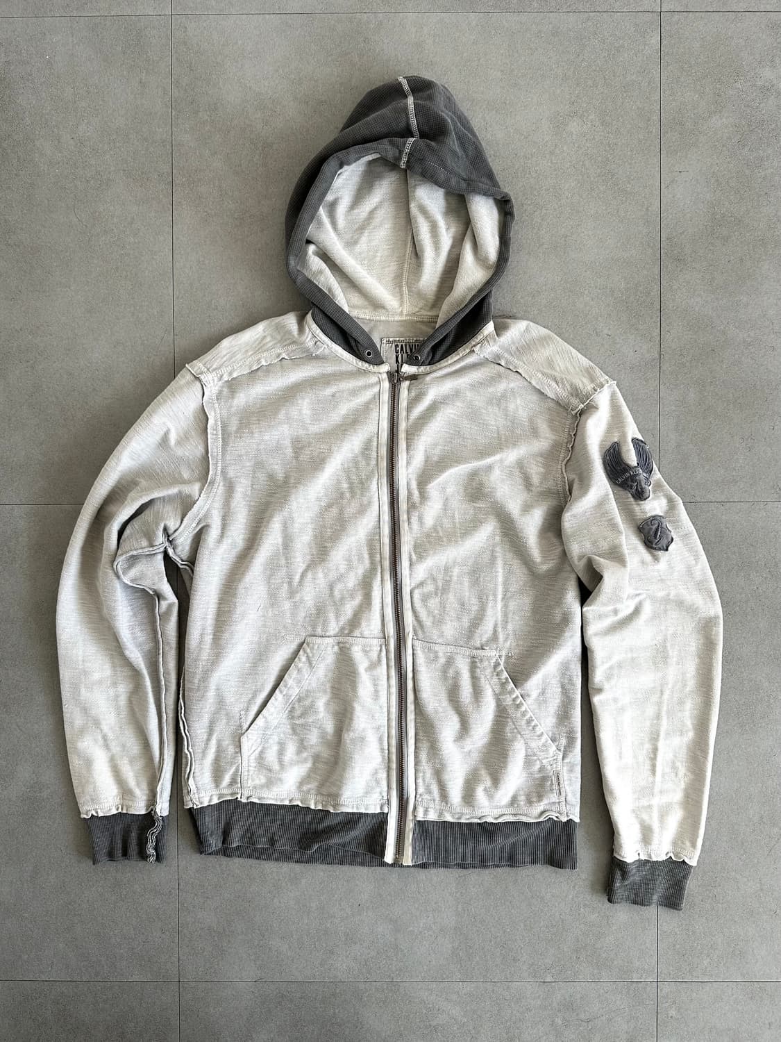 캘빈 클라인 그런지 레이어드 후드집업 상품이미지5