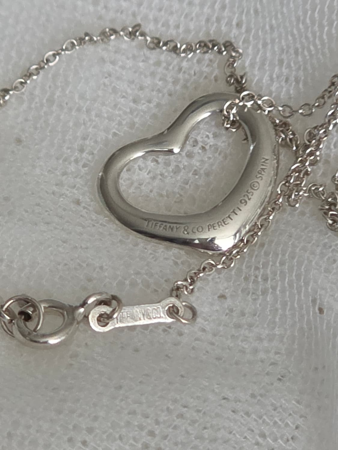 티파니앤코 엘사퍼레티  오픈하트 16mm 실버925 목걸이 상품이미지8