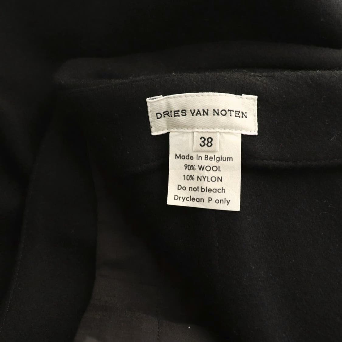 드리스 반노튼 레이어드 롱스커트 블랙 상품이미지7