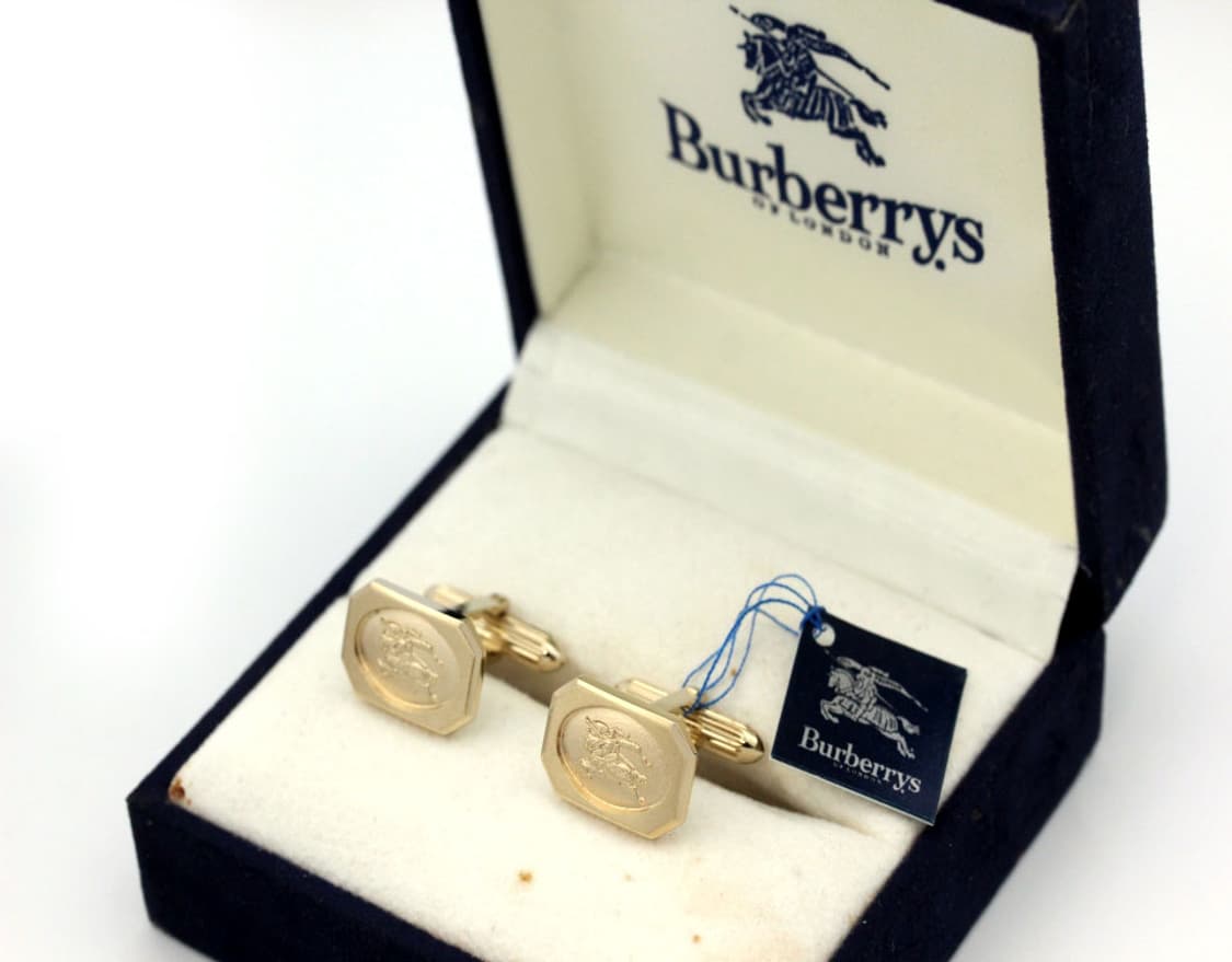 버버리 미사용 S등급 남자 명품 커프스 빈티지 상품이미지1