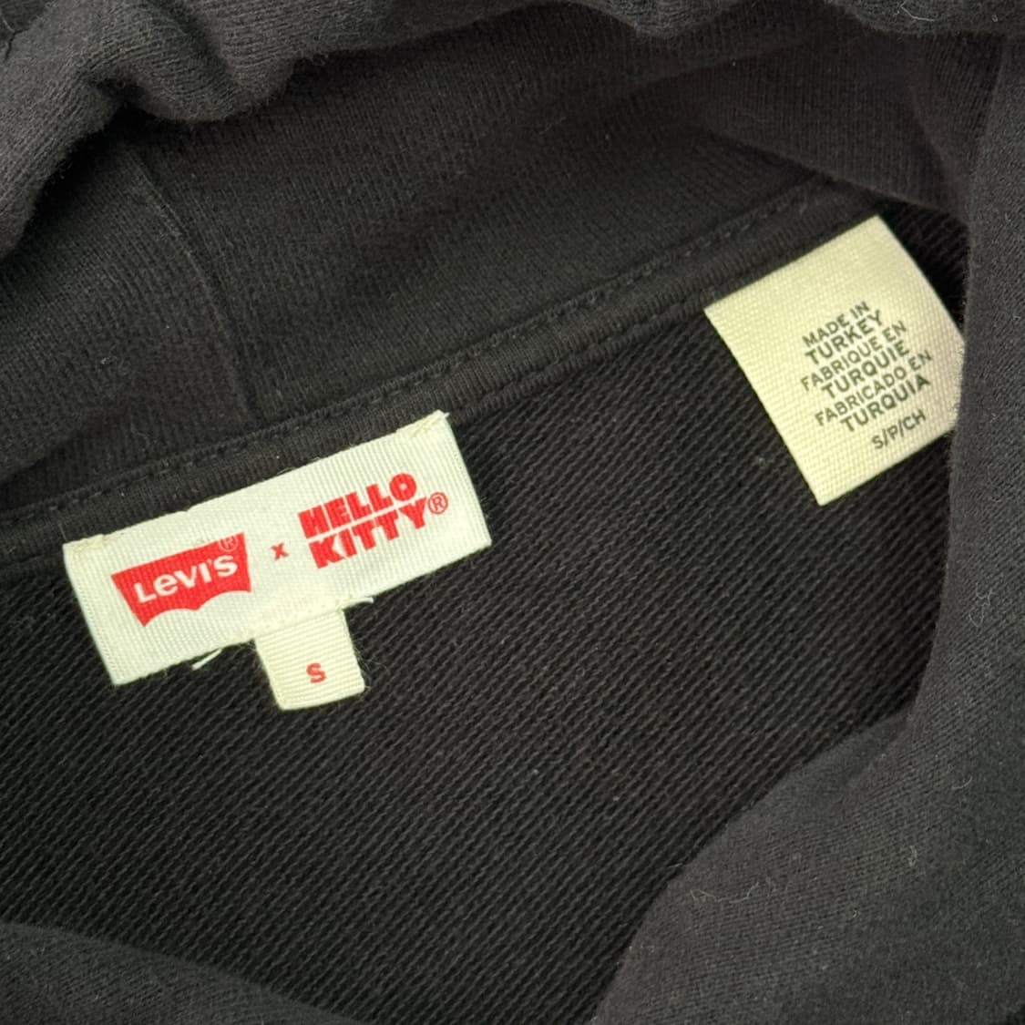 리바이스 x 헬로키티 빅로고 후드 S 상품이미지5