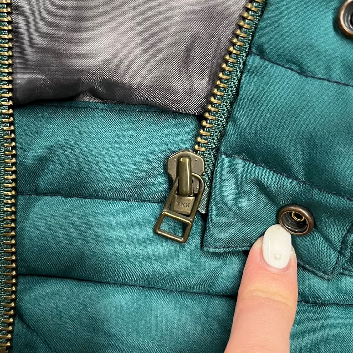 [정품/L] 리바이스 청록색 패딩 자켓 데님 배색 b14 상품이미지7