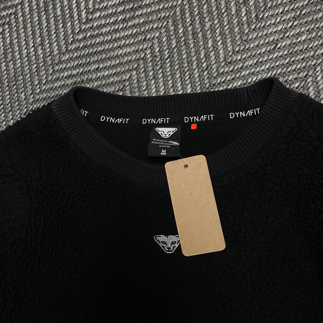 다이나핏 센터로고 블랙 플리스 맨투맨o 5095 상품이미지5