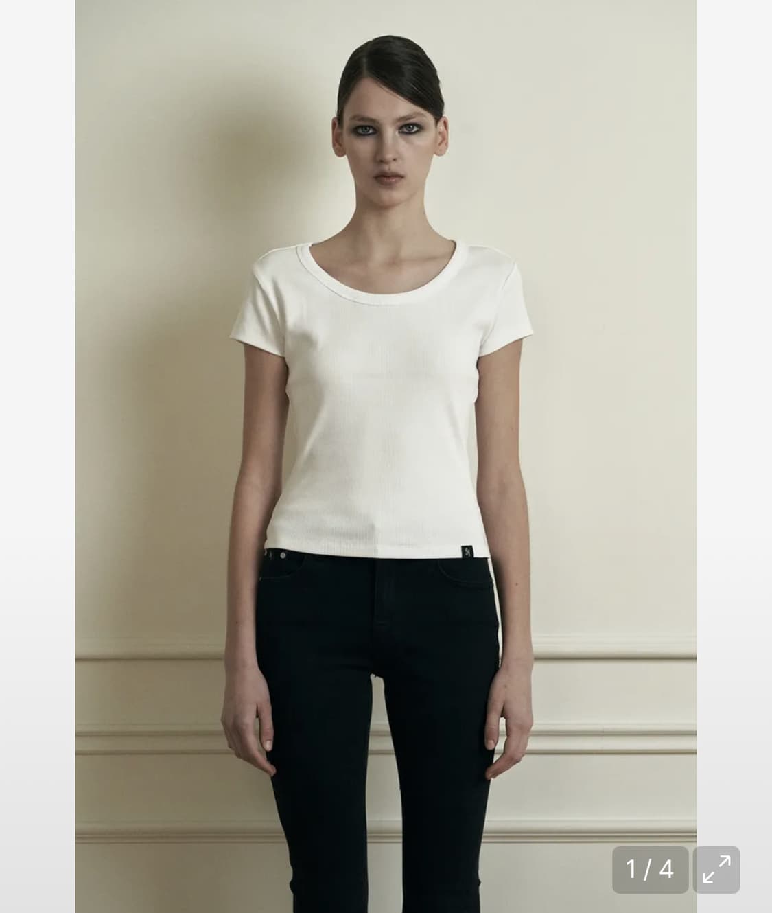 시너진 plain rib 반팔티 상품이미지2