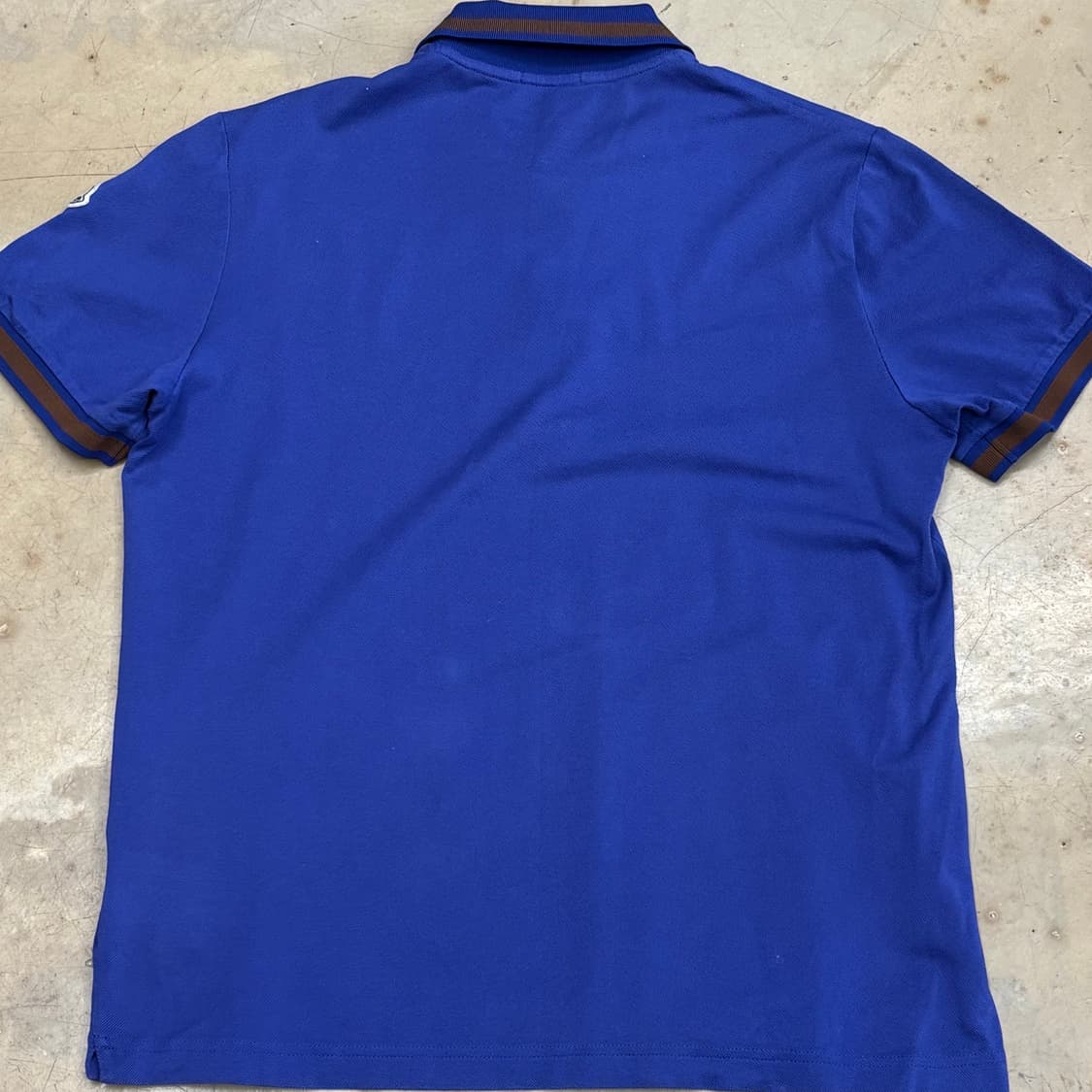 🫶🏻 몽클레어 블루 카라 반팔티 🫶🏻 상품이미지3