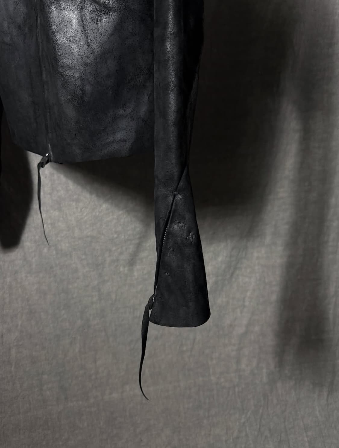 m.a+ Cross Seam Horse Leather Jacket 상품이미지2