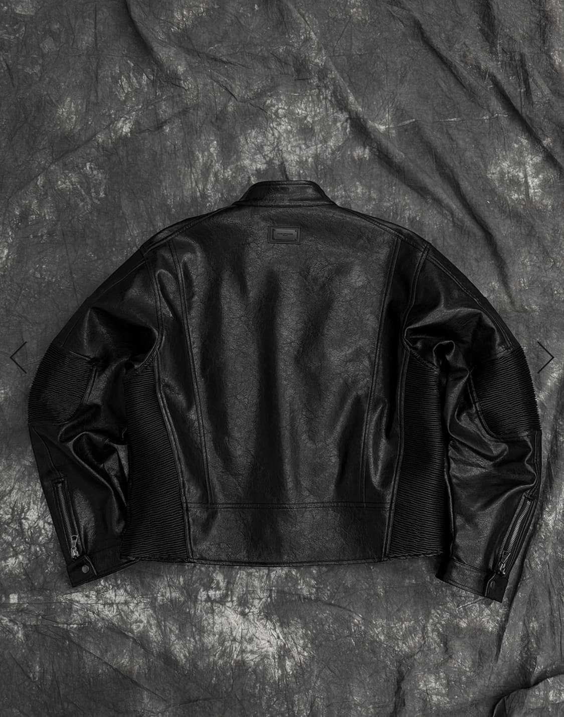 [b.access] Pu Buckle Moto Jacket(Black) 상품이미지3