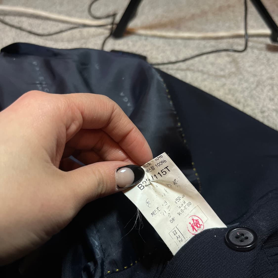 발렌시아가 싱글 블레이저 자켓 상품이미지5