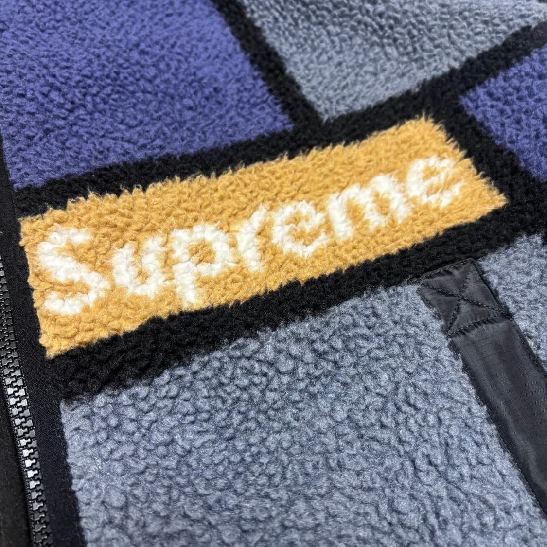 Supreme 슈프림 20fw 리버시블 컬러블럭 플리스 자켓 퍼플 L 상품이미지6