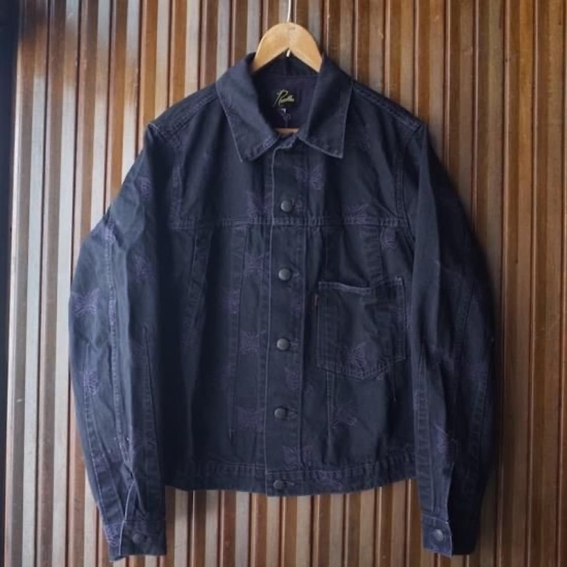 니들스 나비자수 데님자켓 M 상품이미지1