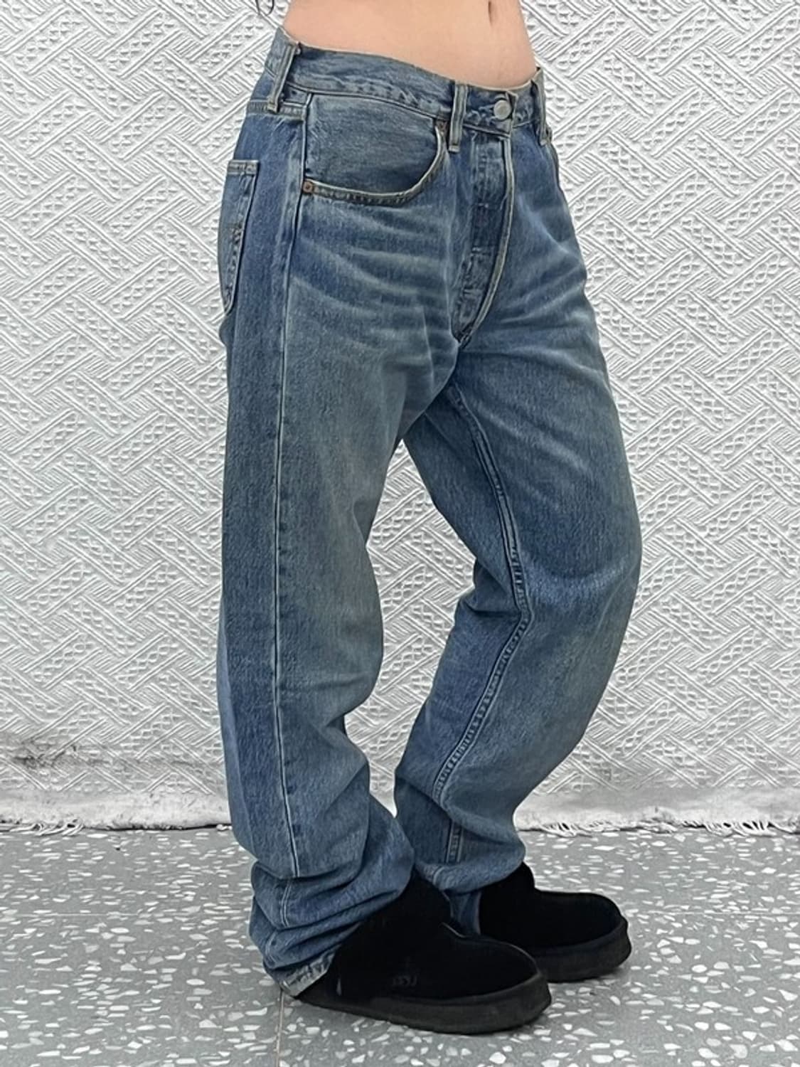 리바이스 501 올드스쿨 빈티지 워싱 데님팬츠 32인치 C10966 상품이미지2