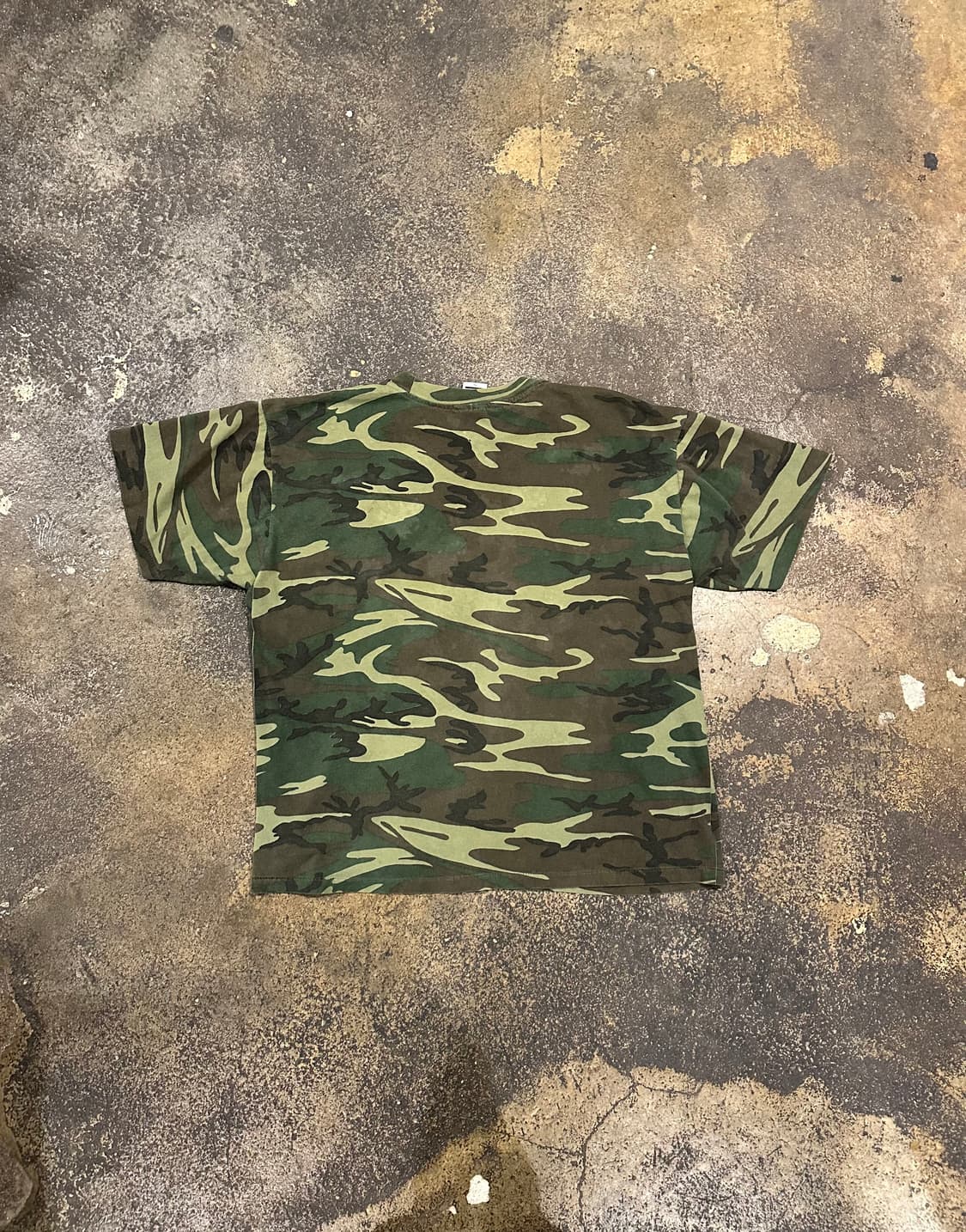 빈티지 90s 우드랜드 카모 티셔츠  상품이미지3