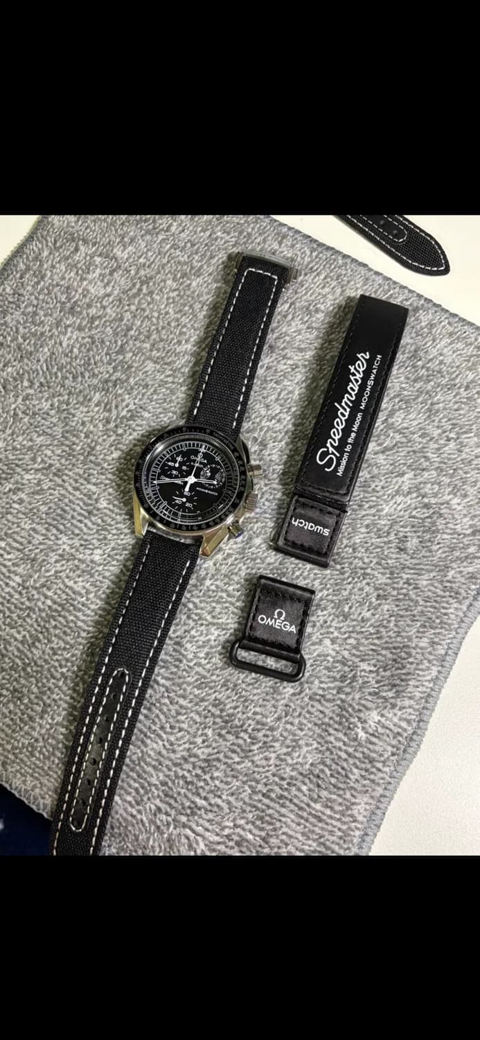 문스와치 스누피블랙 메탈 커스텀  상품이미지2