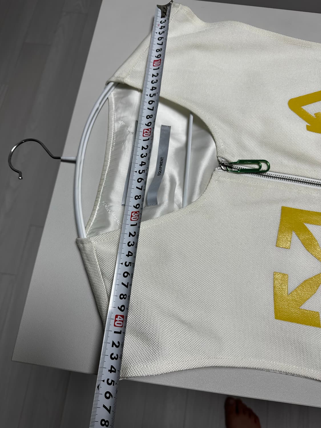 오프화이트 2013 초기 시즌 유틸리티 베스트 아이보리 정품 (버질 아블 상품이미지7