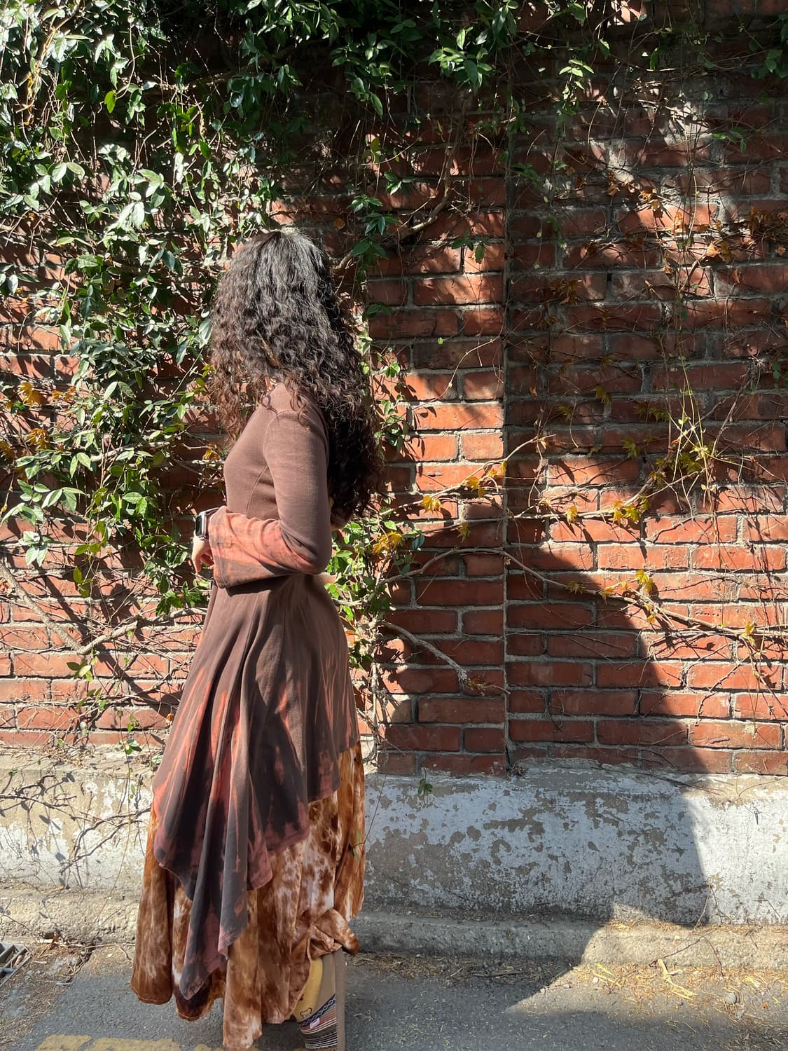 히피 타이다이 언발란스 원피스 상품이미지3