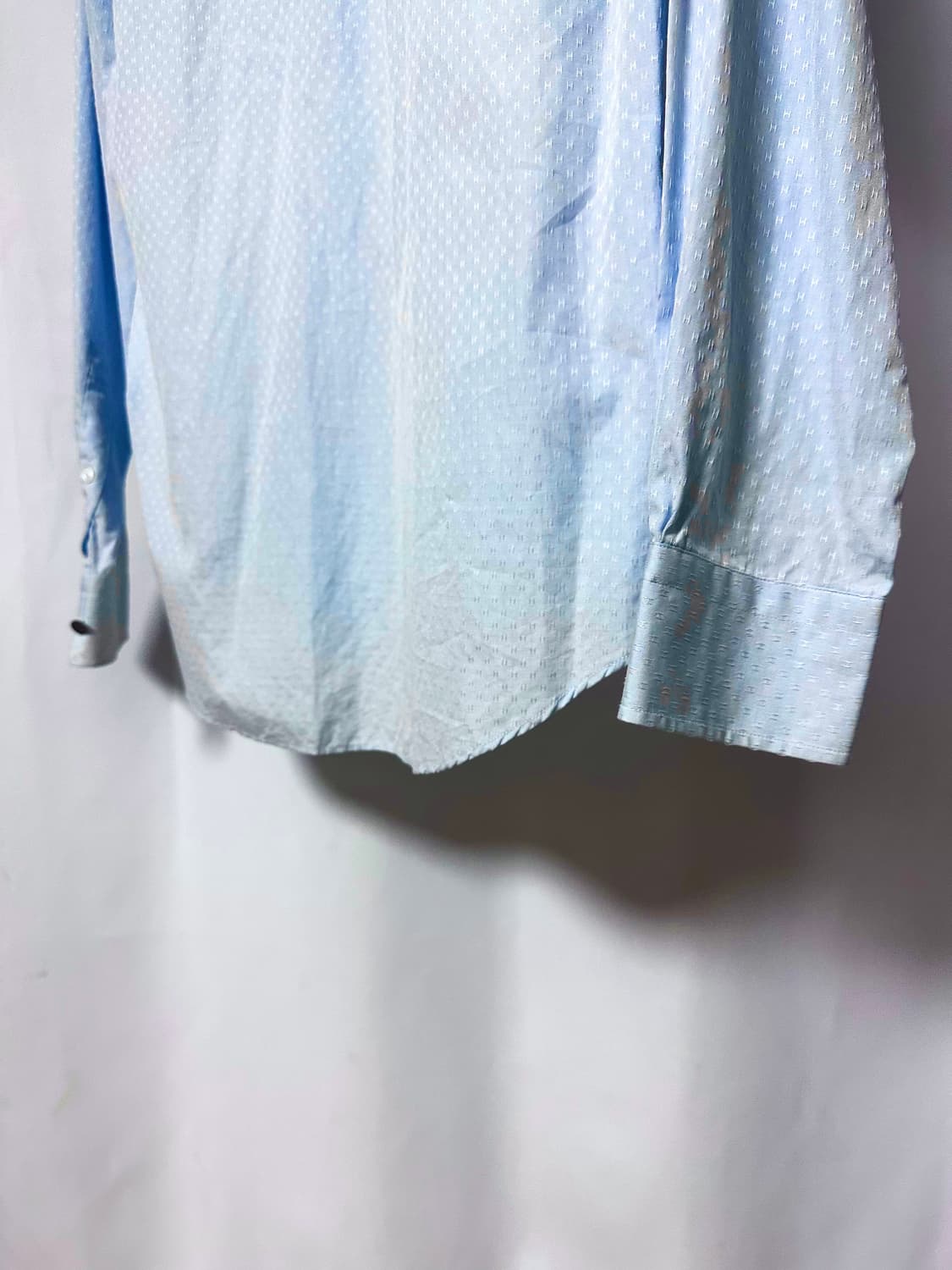 Hermès  Light Blue Jacquard 시그니처 셔츠 상품이미지8
