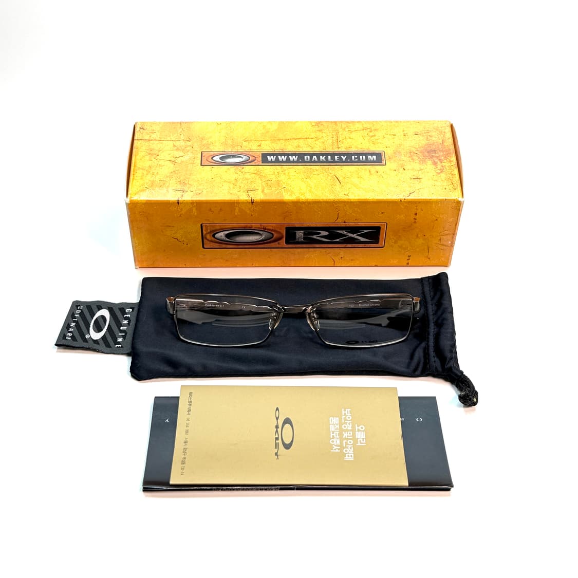 오클리 안경 RX Corkscrew 2.1 크롬 [00년대 중반] 미사용 상품이미지9