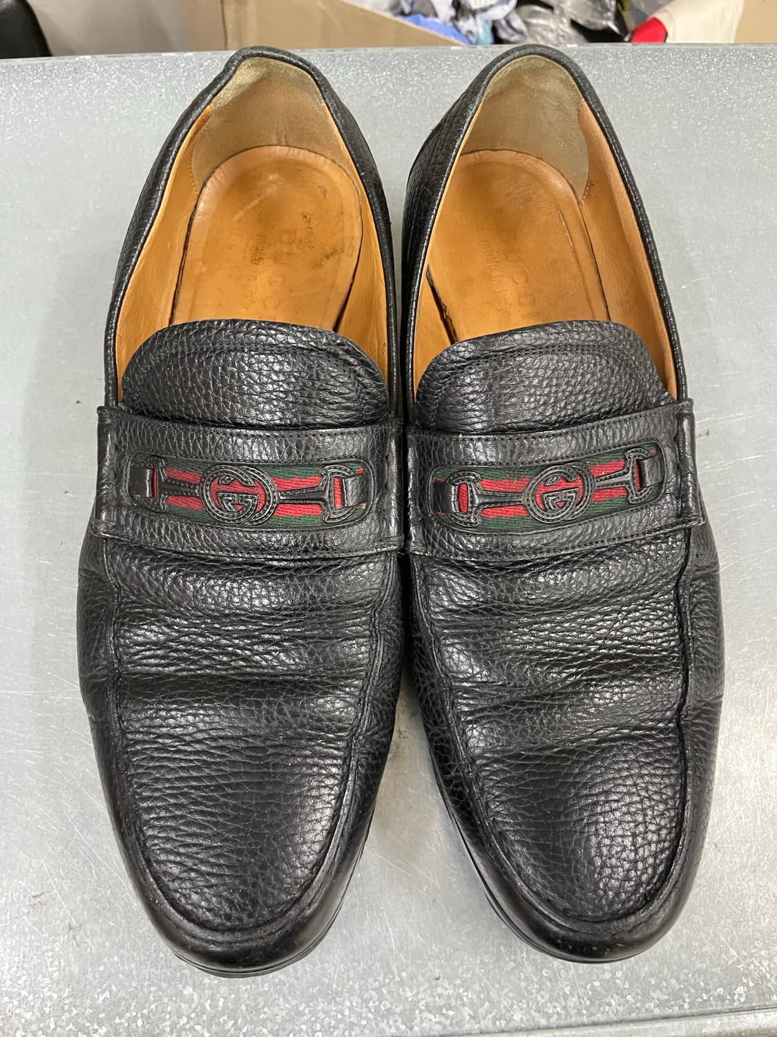 구찌 그레인 레더 로퍼 UK8 (gr-4435) 상품이미지5