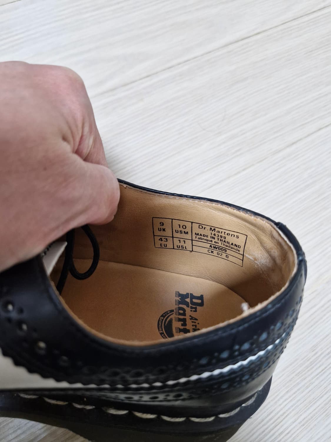 (280) 닥터마틴 3989 브로그 윙팁 미키 상품이미지5