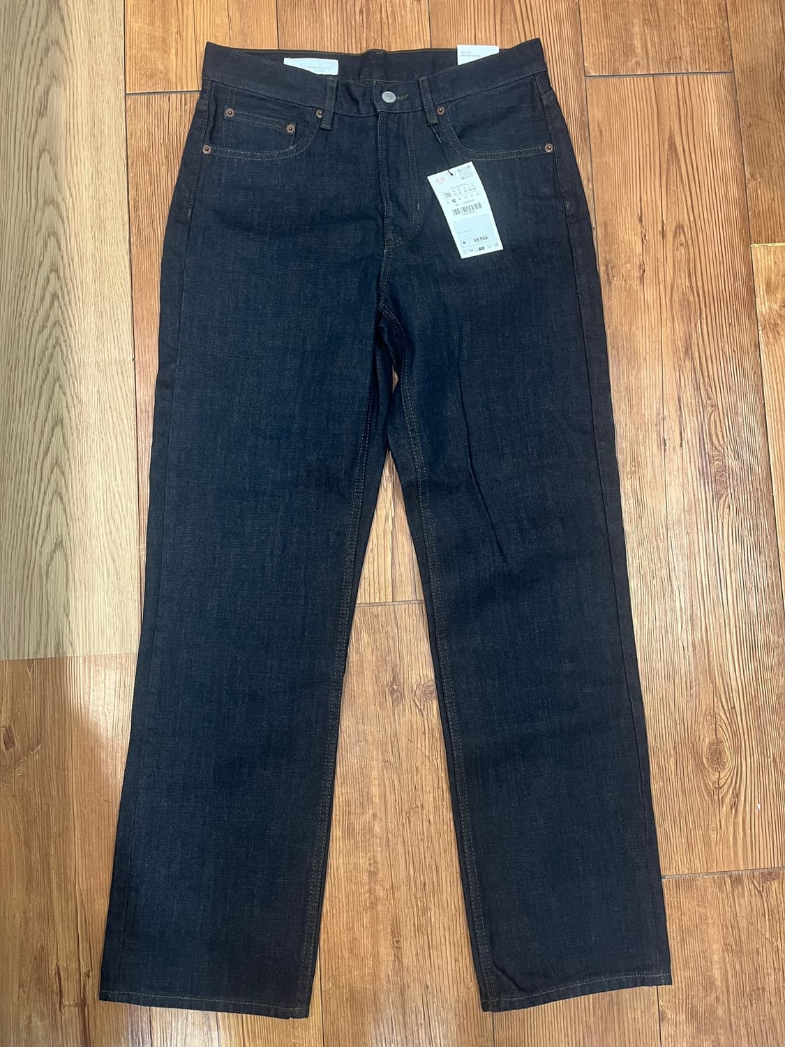 자라 JEANS STRAIGHT FIT RAW 상품이미지2