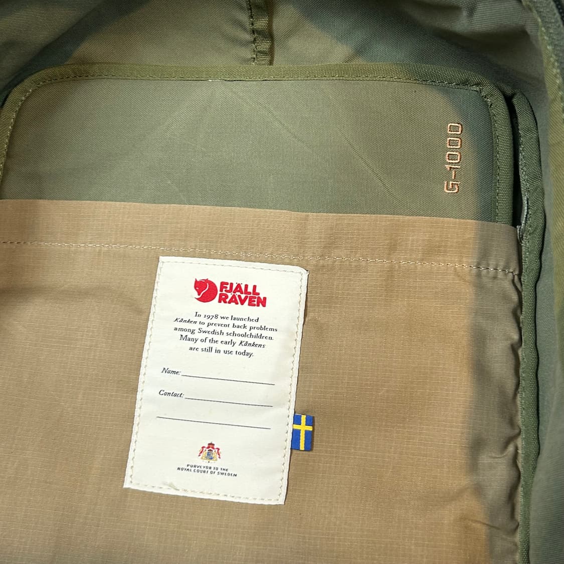 피엘라벤 칸켄 No.2 백팩 랩탑 가방 올리브 그린 상품이미지8