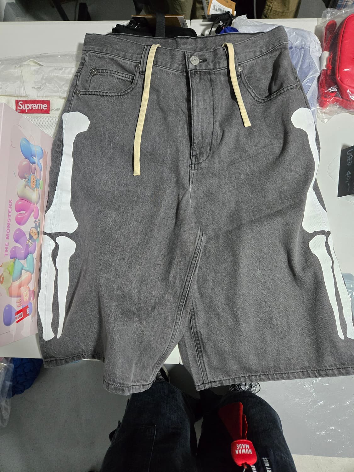 밴슨 본 데님 숏팬츠 상품이미지1