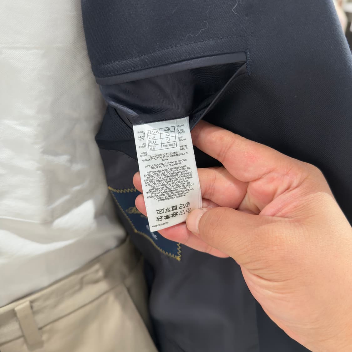 브룩스브라더스 클래식 금장 네이비 자켓[BBJBMM5978] 상품이미지8