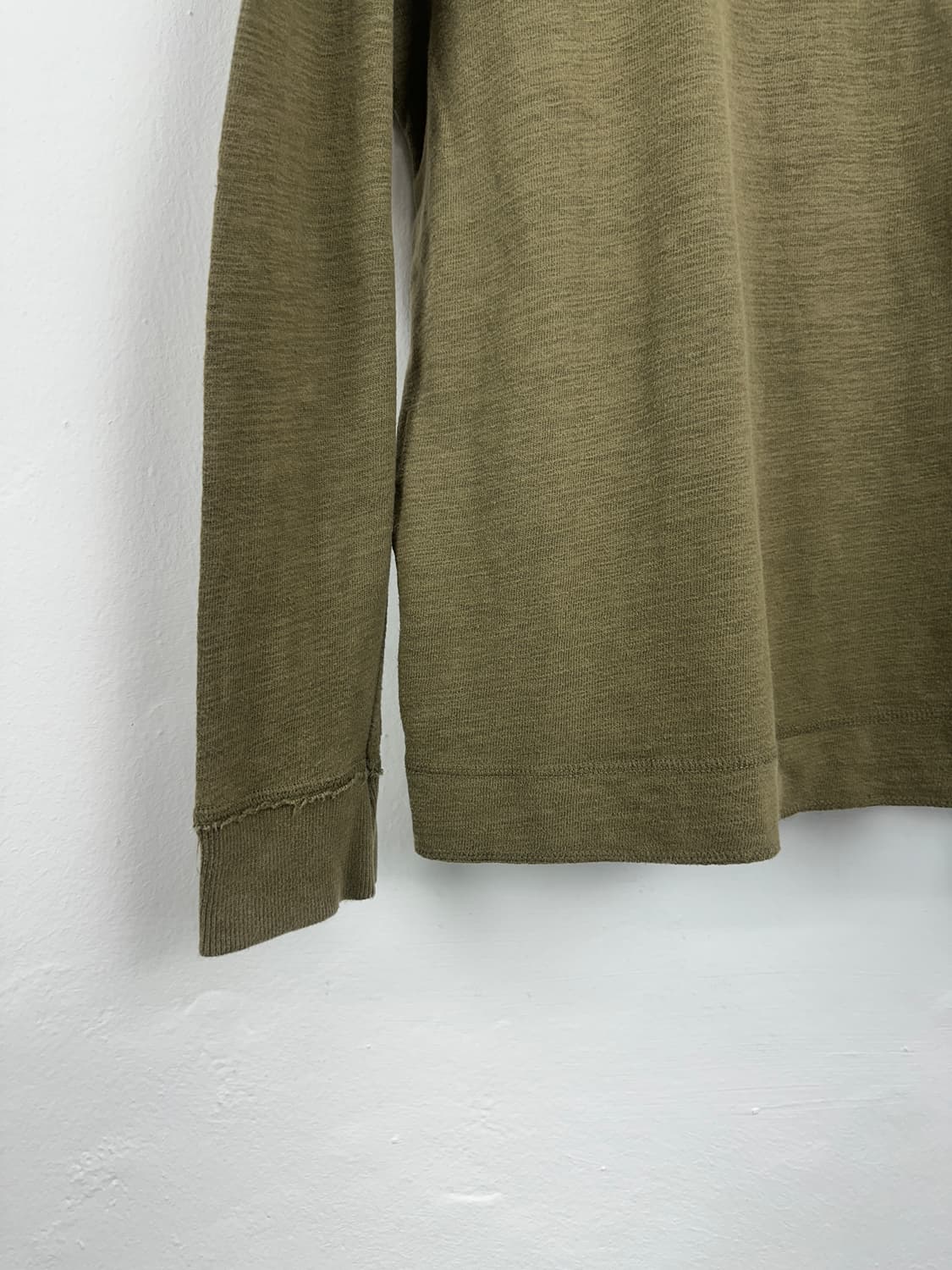 ALPHASOPHY grunge khaki button detail sl 상품이미지2