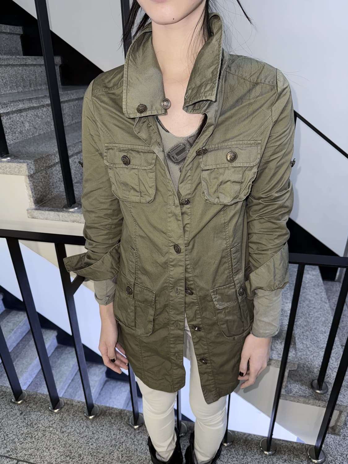 cargo long shirt 상품이미지2