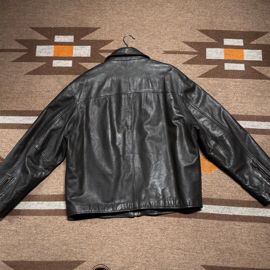 제이 빔 카우레더 30s 스포츠 자켓 L 105 소가죽 상품이미지5