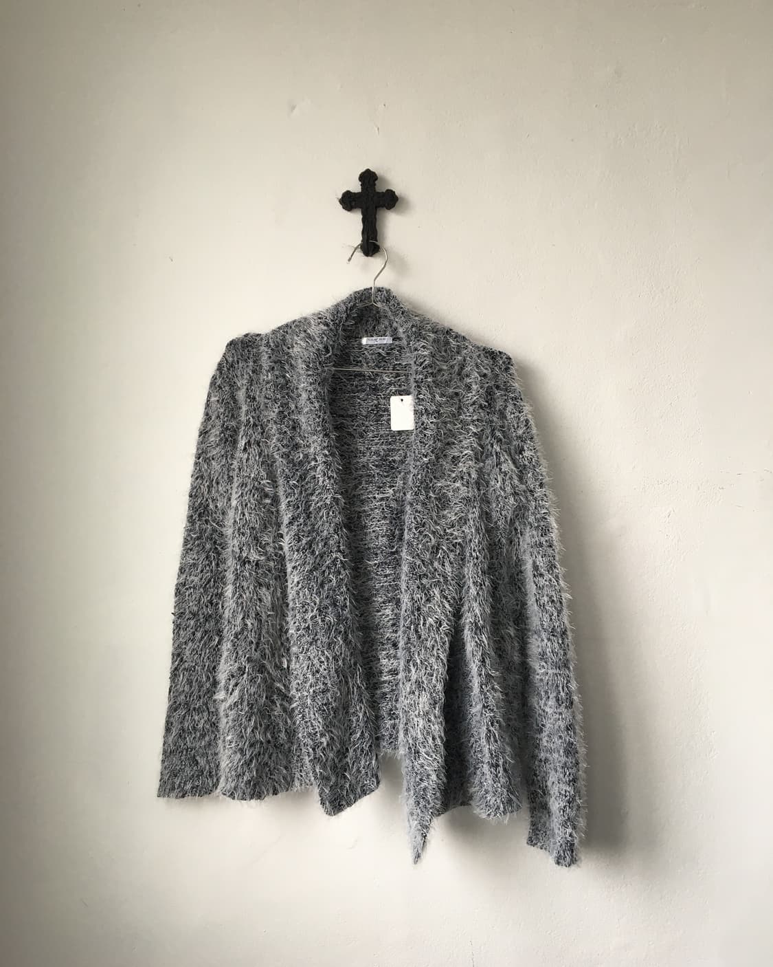 Fluffy knit open cardigan 상품이미지2
