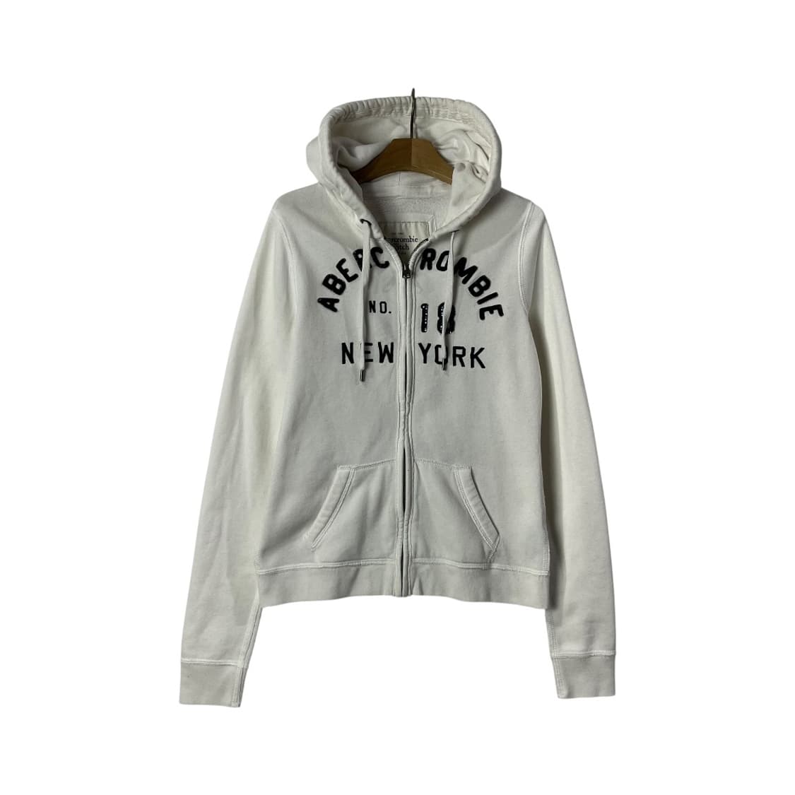 [A&F] 아베크롬비 뉴욕 레터링자수 후드집업 상품이미지1