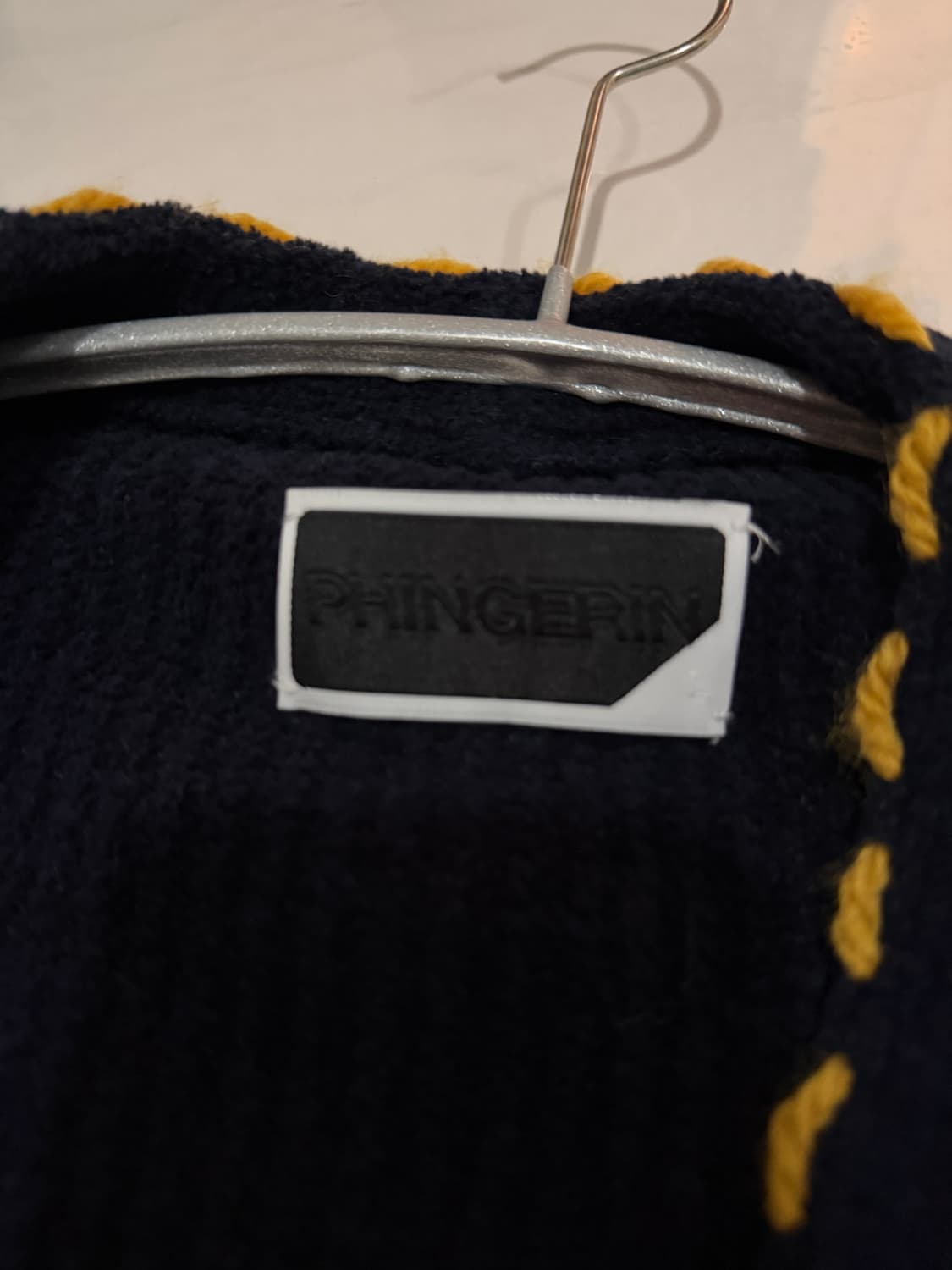 핑거린 PG1 네이비 니트 카디건 상품이미지4