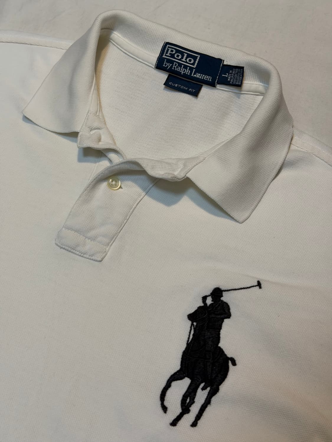 폴로 랄프로렌 빅포니 카라티 화이트 상품이미지2