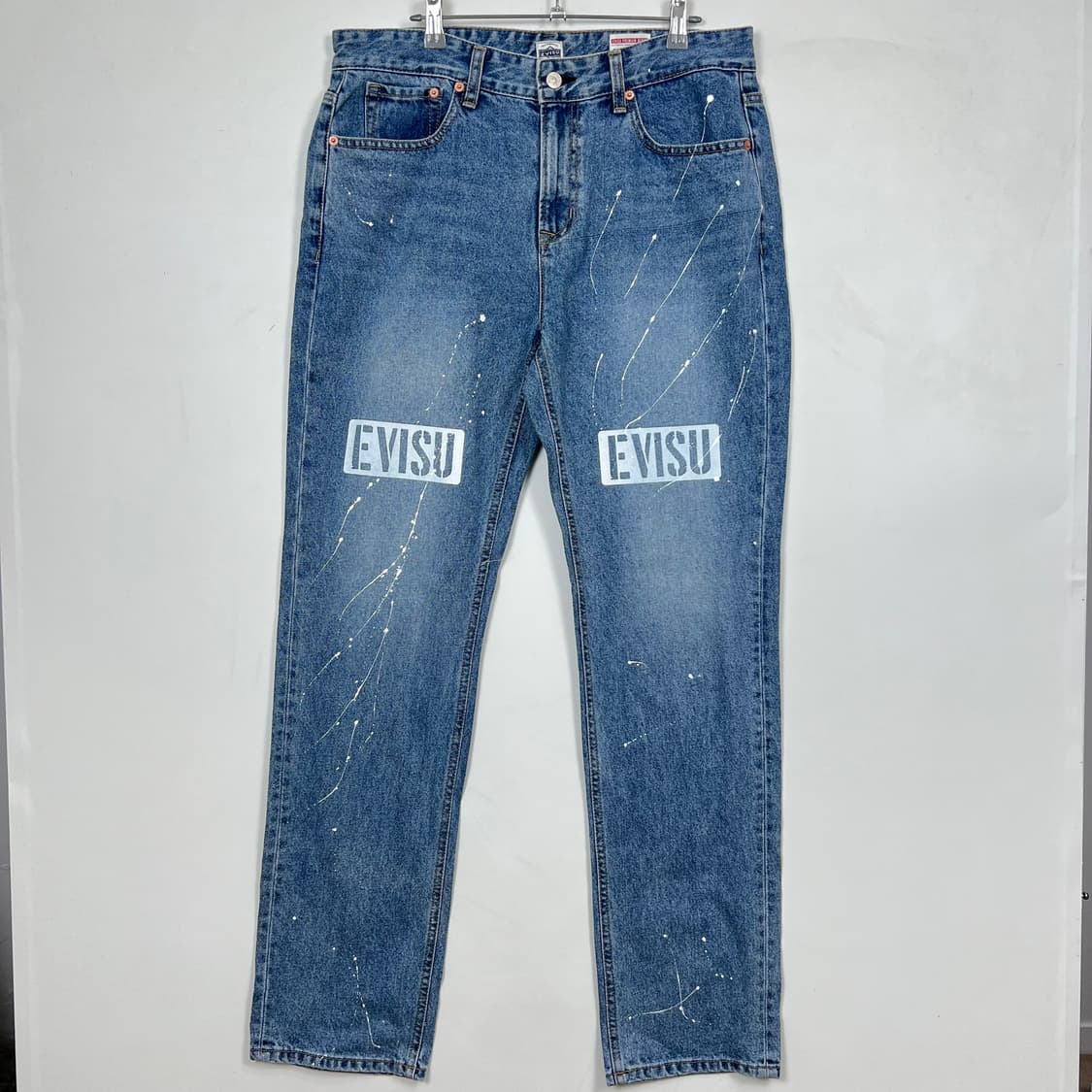 Evisu 에비수 빅로고 페인팅 데님 팬츠 상품이미지5