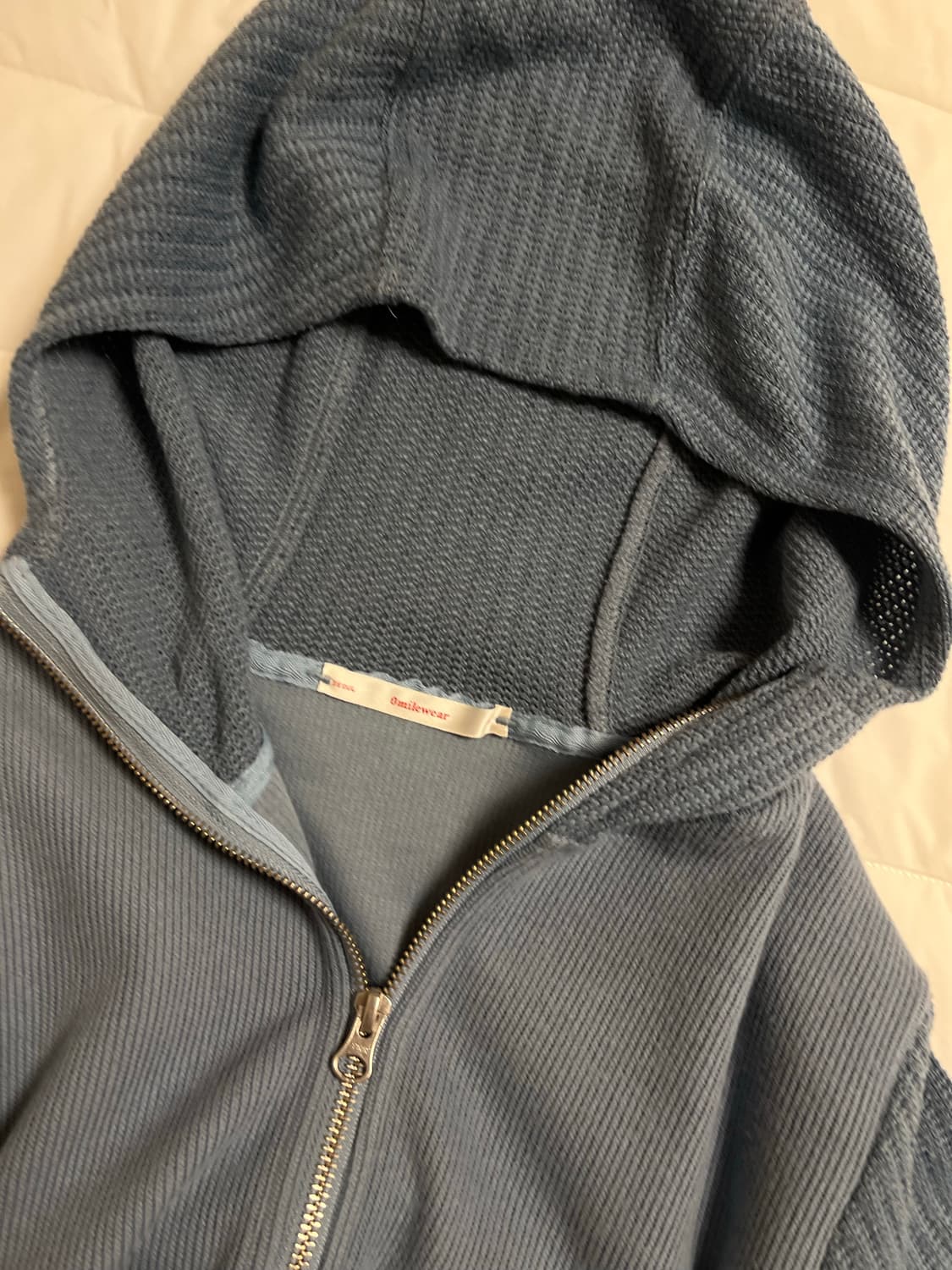 0milewear 영마일웨어 바라클라바 집업 블루 상품이미지8