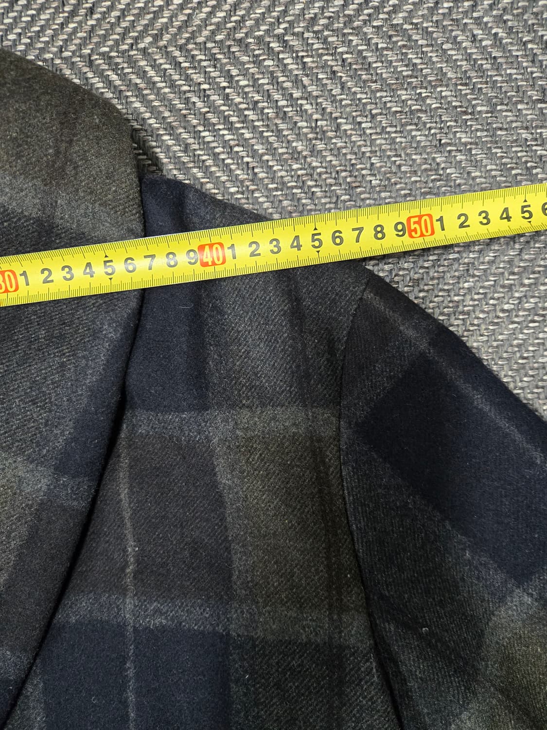 코스 COS 모75% 혼방 체크 코트 상품이미지5