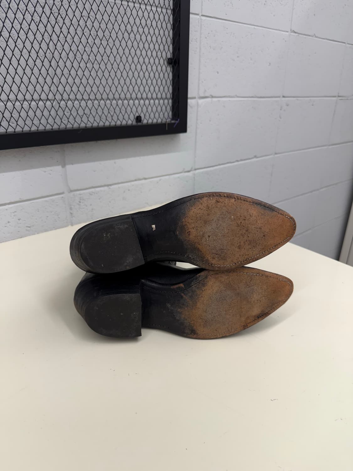 Lucchese Black Western Boots 9.5D 상품이미지3