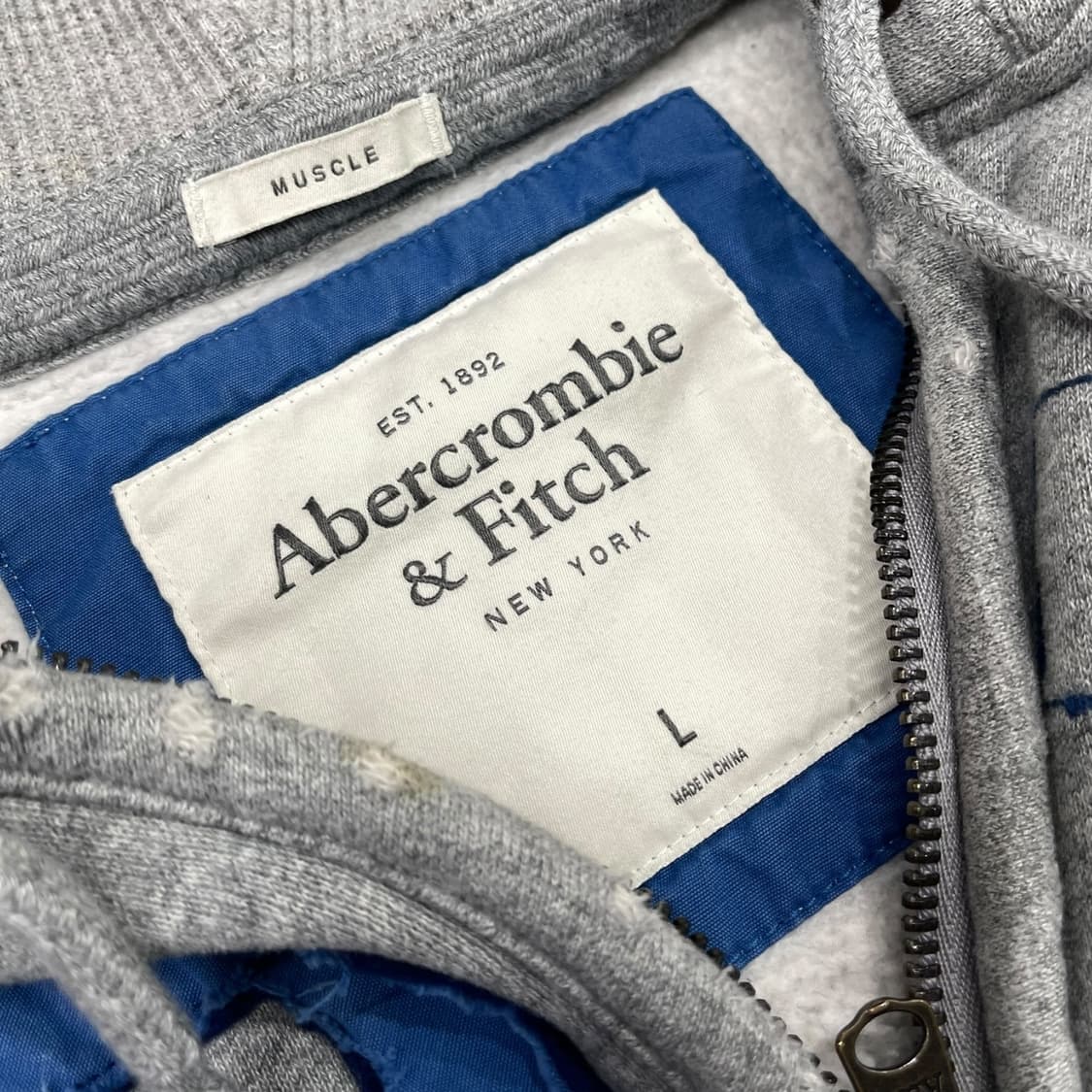 빈티지 아베크롬비 머슬핏 후드집업 상품이미지5