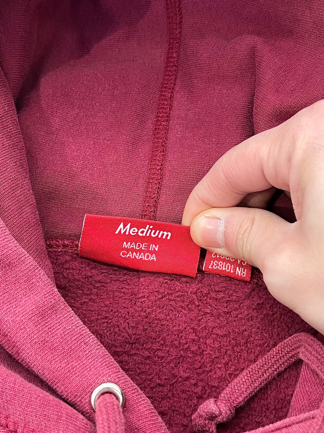 슈프림 16fw 크레스트 버건디 스웨트 후디 상품이미지8