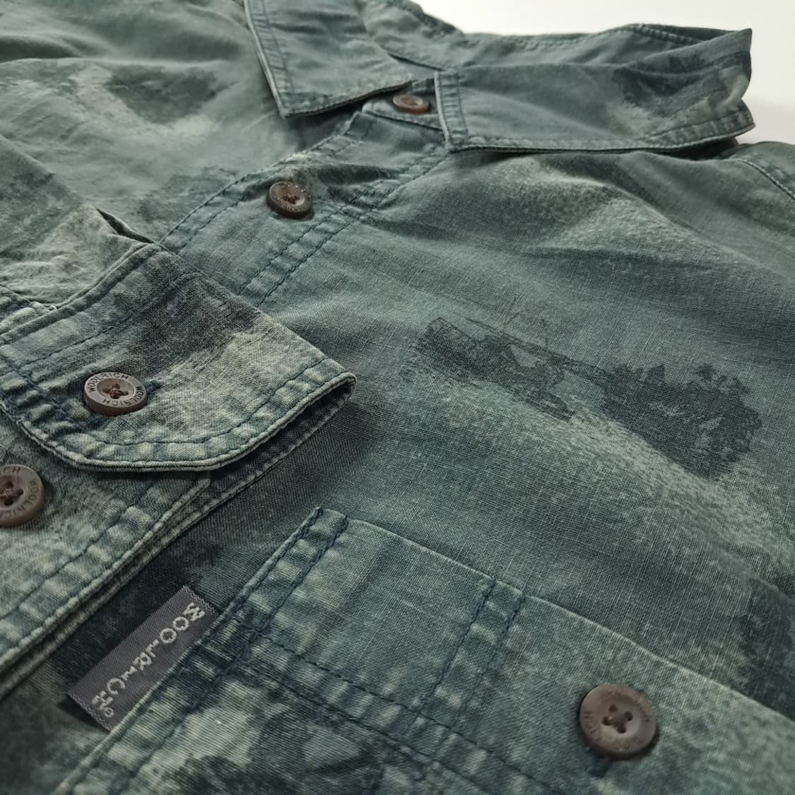 CK219 XL 울리치 90s 00s 미스틱그린 보트 셔츠 남방 상품이미지4