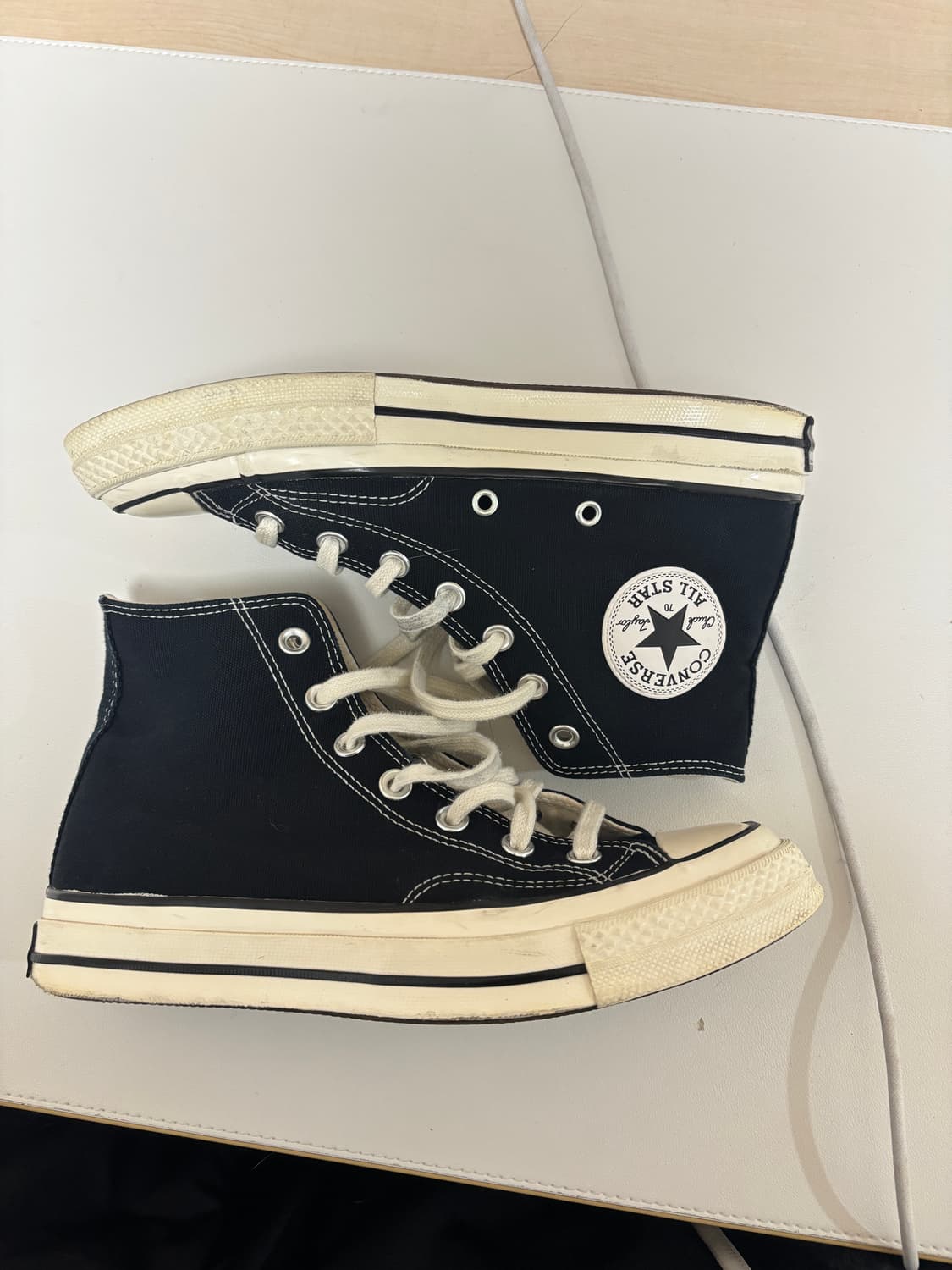 컨버스 척 70 하이 클래식 블랙 245 상품이미지2