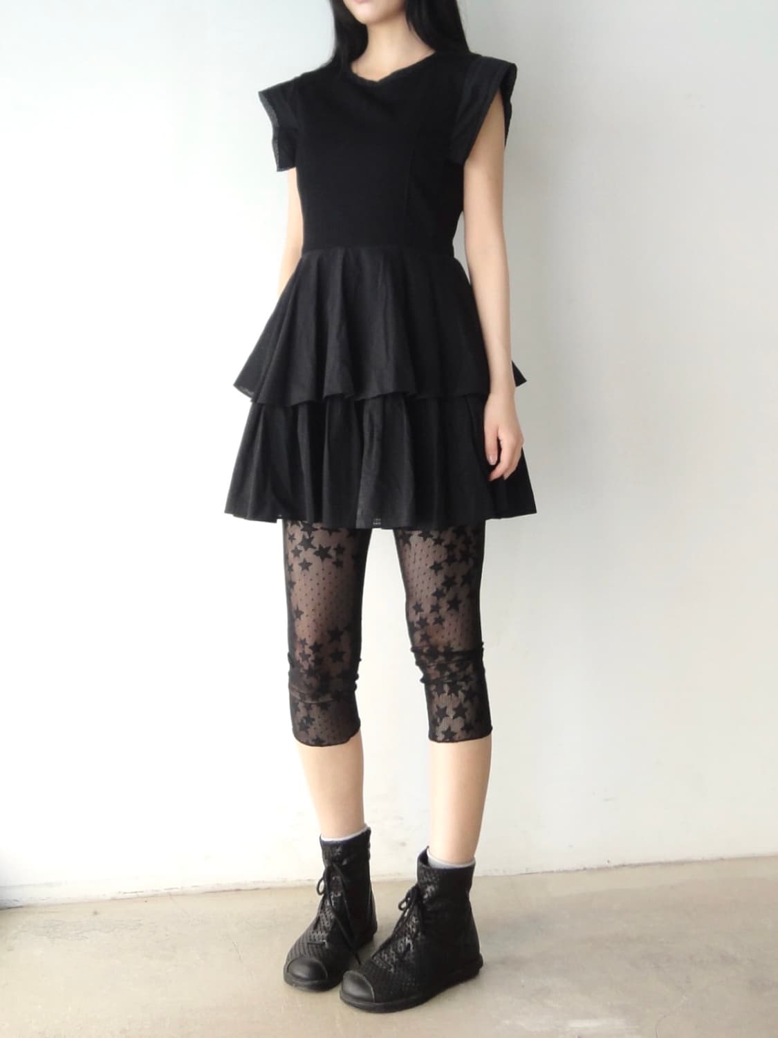 Star point leggings / black 상품이미지6