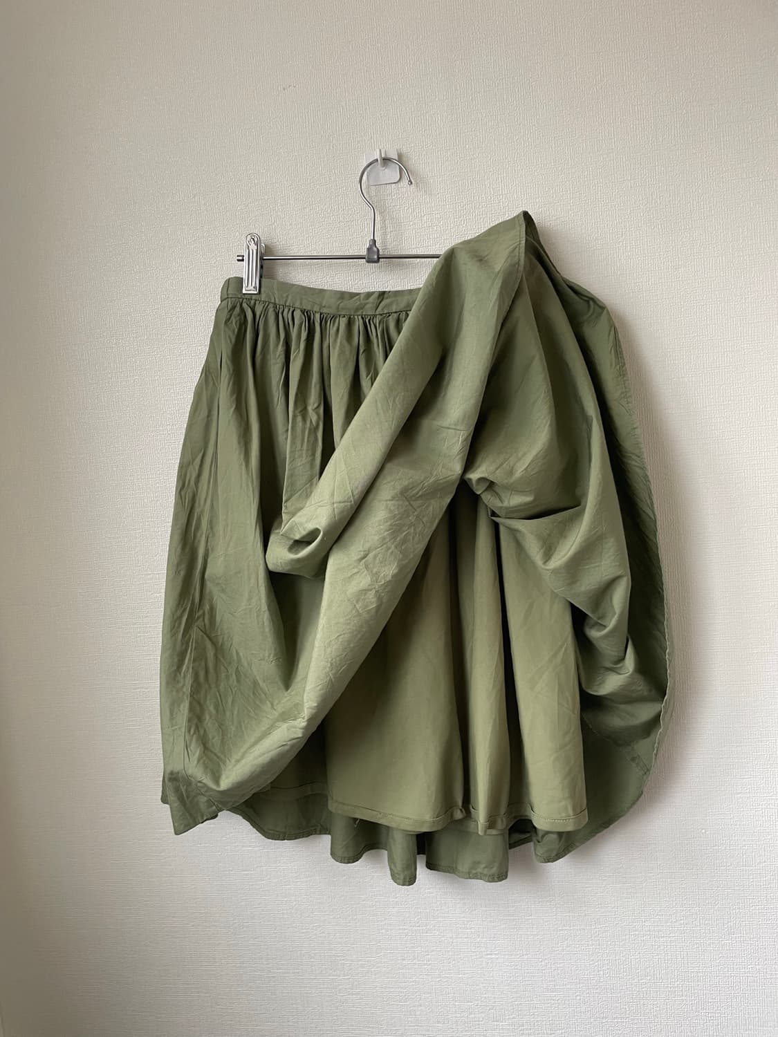 khaki pleats cotton skirt&top 상품이미지8