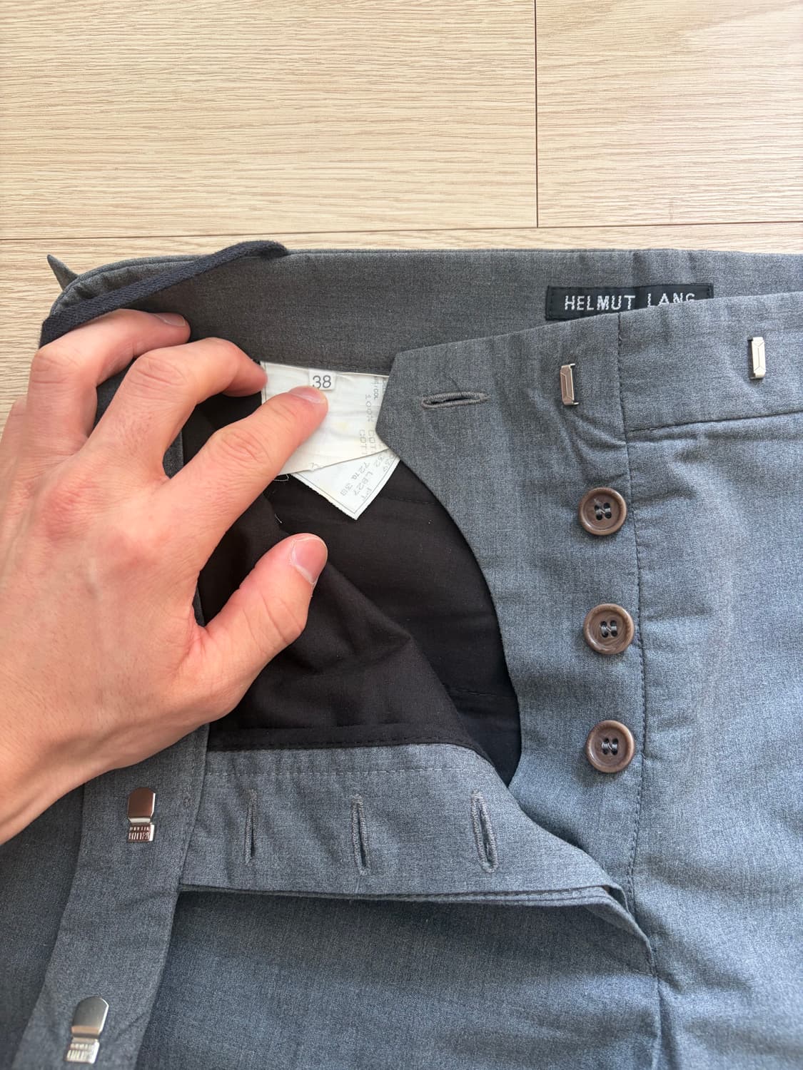 90s Helmut Lang cotton pants 상품이미지3